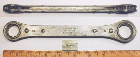 [A&E Manufacturing 3/4x7/8 Ratcheting Box Wrench]