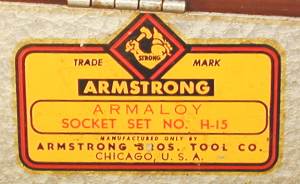 [Decal for Armstrong H-15 Socket Set]
