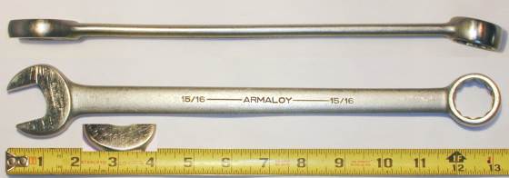 [Armstrong Armaloy 1168-L 15/16 Long Combination Wrench]