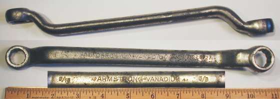 [Armstrong-Vanadium Chromium Vanadium 8727 9/16x5/8 Offset Box Wrench]