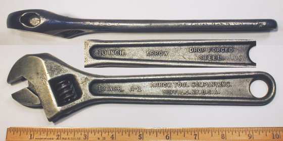 [Arrow Tool 10 Inch Adjustable Wrench]