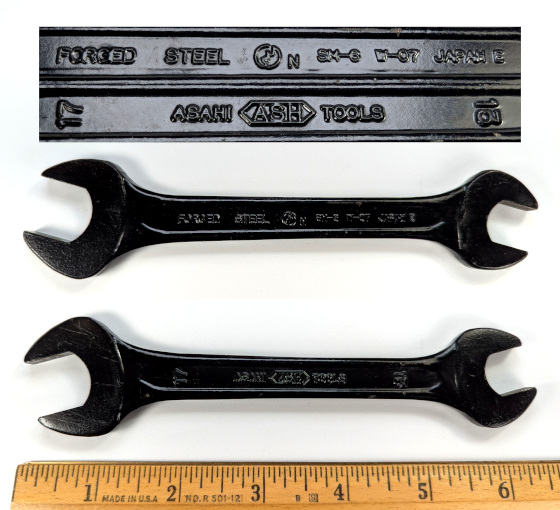 [Asahi Tools ASH 13x17mm Open-End Wrench]