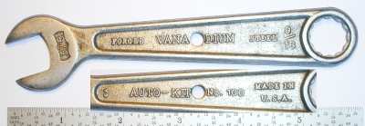 [Auto-Kit No. 100 Vanadium 9/16x5/8 Open+Box Wrench]