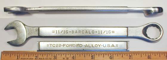 [Barcalo TC22 11/16 Combination Wrench]