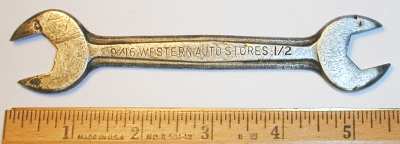 [Western Auto 1/2x9/16 Open-End Wrench]