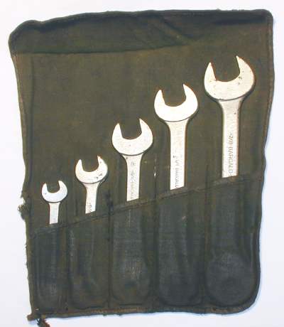 [Barcalo 5-Piece Open-End Wrench Set in Tool Roll]