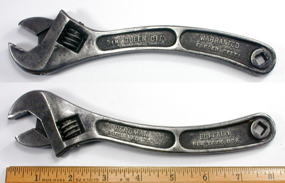 [Bergman Queen City 8 Inch Adjustable Wrench]