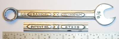 [BHM Nickel-Molybdenum 3/8 Combination Wrench]