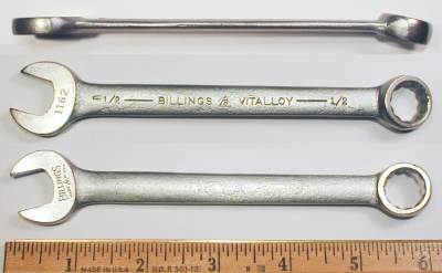 [Billings Vitalloy 1162 1/2 Combination Wrench]