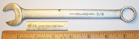 [Billings Vitalloy 1164 5/8 Combination Wrench]