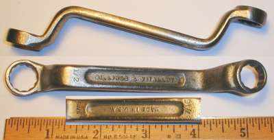 [Billings Vitalloy 9725 7/16x1/2 Short Offset Box-End Wrench]