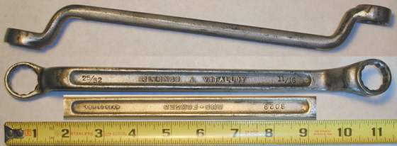 [Billings Vitalloy 8029 11/16x25/32 Duo-Forged Offset Box-End Wrench]