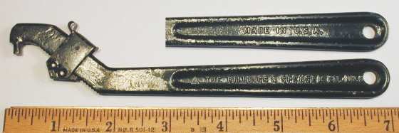 [Billings No. 0 Adjustable Pin Spanner]