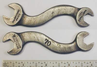 [Billings 70 3/8x7/16 Short Open-End S Wrench]