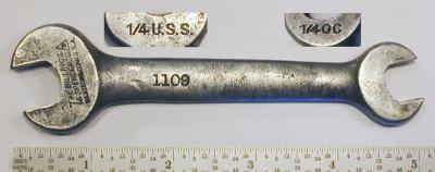 [Billings 1109 7/16x1/2 Open-End Wrench]