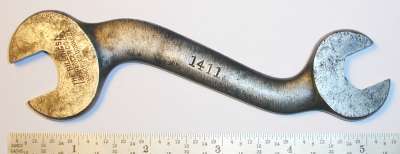 [Billings 1411 1/2x9/16 Short Open-End S Wrench]