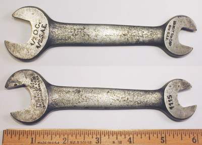 [Billings 1115 1/2x3/4 Open-End Wrench]