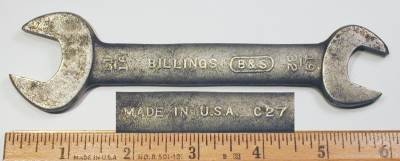 [Billings C27 19/32x11/16 Open-End Wrench]