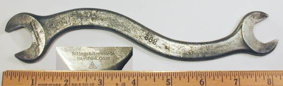[Billings Early 662 5/8x11/16 S-Shaped Wrench]