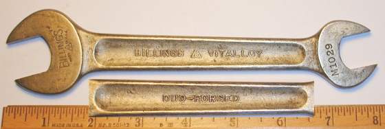 [Billings Vitalloy M-1029 11/16x25/32 Open-End Wrench]