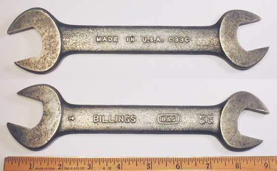 [Billings C33C 15/16x1 Open-End Wrench]