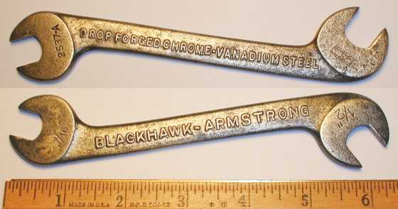 [Blackhawk-Armstrong 2537-A 7/16x1/2 Angle-Head Brake Wrench]