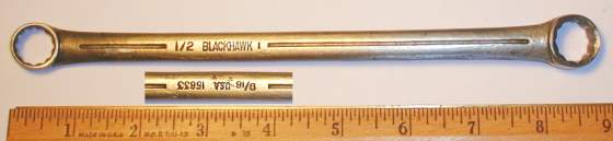 [Blackhawk 15633 1/2x9/16 Box-End Wrench]