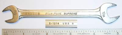 [Blue-Point Supreme S-1214 3/8x7/16 Open-End Wrench]