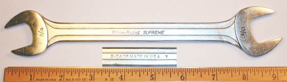 [Blue-Point Supreme S-2426 3/4x13/16 Open-End Wrench]