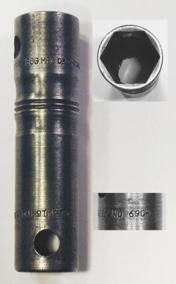 [Bog No. 690 31/32x1-5/32 Spark Plug Socket Wrench]