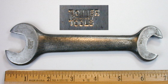 [Bonner No. 29 11/16x25/32 Open-End Wrench]