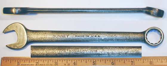 [Bonney 1165 Bonaloy 11/16 Combination Wrench]