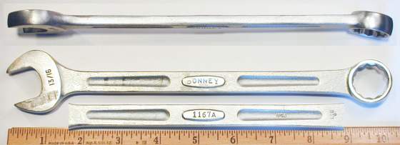 [Bonney 1167A Streamlined 13/16 Combination Wrench]