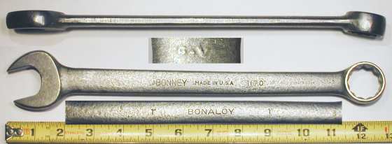 [Bonney 1170 Bonaloy 1 Inch Combination Wrench]