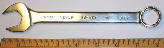[Bonney MEB19 19mm Combination Wrench]