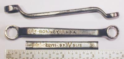[Bonney E46 5/16x11/32 Miniature Box Wrench]