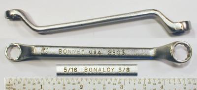 [Bonney 2803 Bonaloy 5/16x3/8 Short Offset Box-End Wrench]