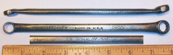 [Bonney 2890 Bonaloy 3/8x7/16 Box-End Wrench]