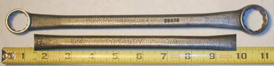 [Bonney 2893B Bonaloy 3/4x7/8 Box-End Wrench]