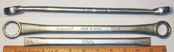 [Bonney 2894 Zenel 7/8x15/16 Box-End Wrench]