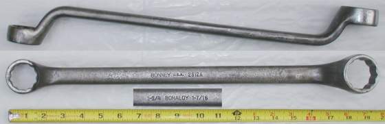 [Bonney 2812A Bonaloy 1-1/4x1-7/16 Box-End Wrench]