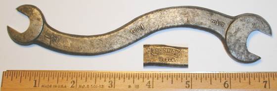 [Bonney 501 1/2x9/16 S-Shaped Open-End Wrench]