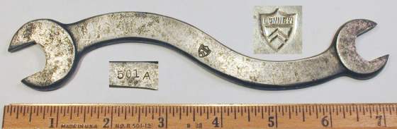 [Bonney 501A 1/2x9/16 S-Shaped Open-End Wrench]