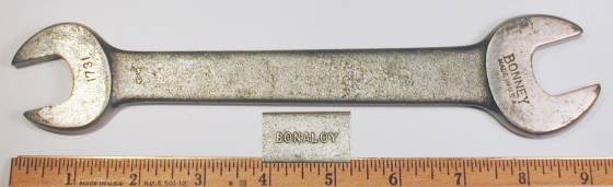 [Bonney 1731 Bonaloy 3/4x13/16 Open-End Wrench]