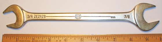 [Bon-E-Con ZE2428 3/4x7/8 Open-End Wrench]