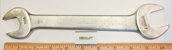 [Bonney 1034 Bonaloy 7/8x1-1/16 Open-End Wrench]