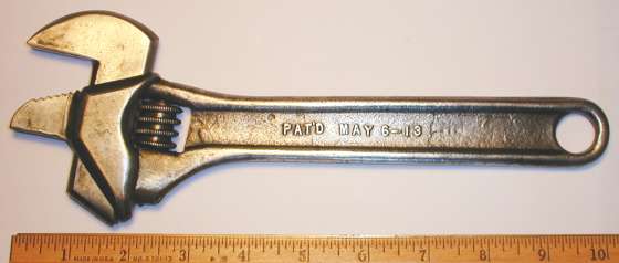 [Carll Reversible Wrench in Pipe Wrench Position]