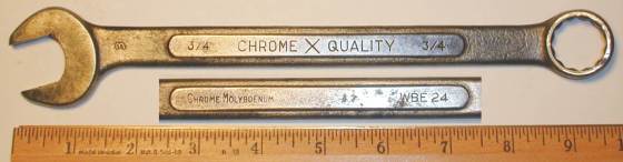 [ChromeXQuality WBE24 3/4 Combination Wrench]