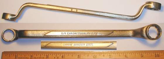 [ChromeXQuality 5/8x11/16 Offset Box-End Wrench]