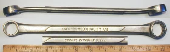 [ChromeXQuality 3/4x7/8 Box-End Wrench]